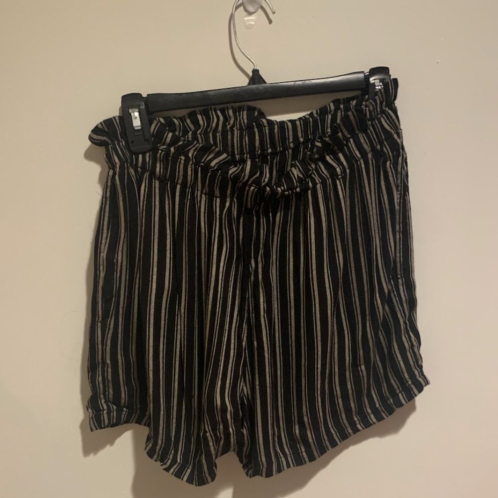 Hollister Black Stripe Shorts